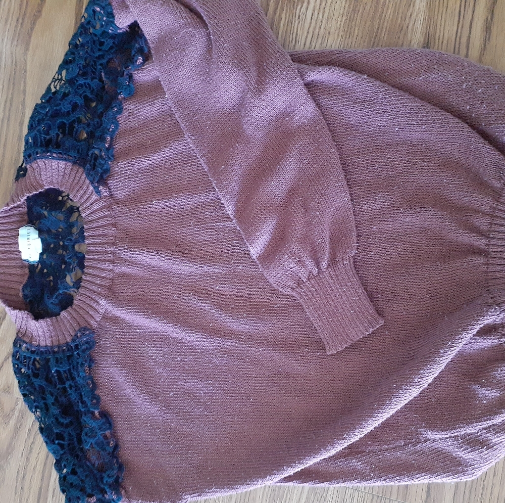 Lace sweater